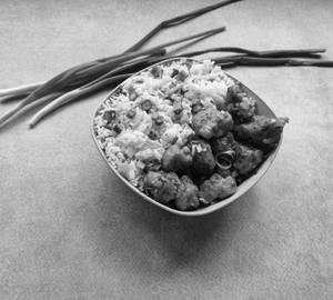 Fried Rice Gobi Manchurian Combo