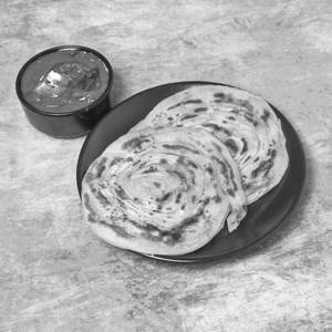 2 Parotta With Kadhai Paneer
