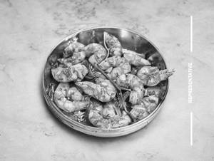 Butter Garlic Prawns Fry
