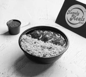 Veg Manchurian Rice Bowl