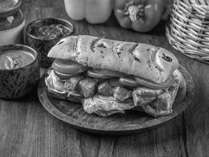 Focaccia Paneer Tikka Sandwich