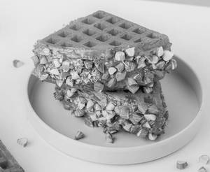 Almond Caramal Overload Waffle