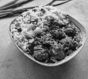 Veg Fried Rice With Veg Manchurian Combo