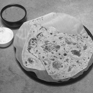 2 Chapati With Korma