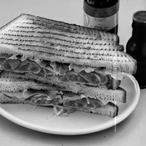 Chicken Salami Sandwich   