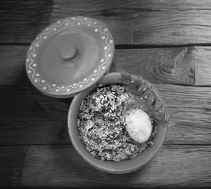 Half biriyani rice
