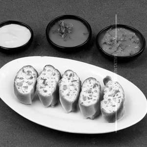 Malai Chaap Garlic Bread