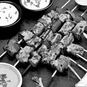 Mushroom Tikka Garlic Bread