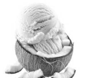 Tender coconut ice cream