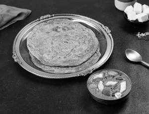 Multigrain Kerala Parotta (2Pc) with Kadai Paneer Curry