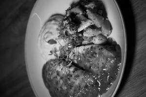 Grilled Chicken With Mashed Potatoes