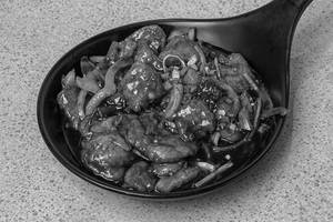 Stir-fried Black Pepper Sauce (Fish)