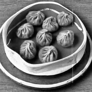 Manchurian Cheese Fried Gravy Momos