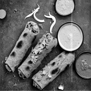 Punjabi Tadka Seekh Kebab Roll