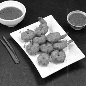 Shallow Fried Prawns