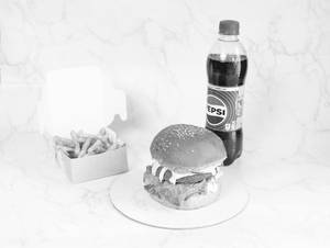 B2c Paneer Burger With Fries