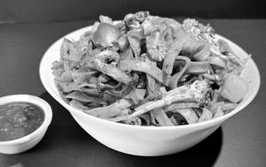 Veg Malaysian Flat Noodles