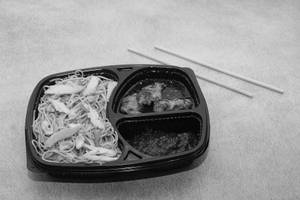 Chicken Manchurian Gravy + Chicken Singapore Noodles