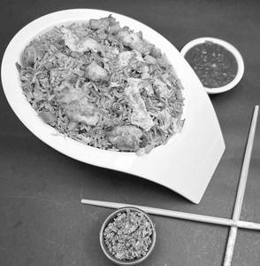 Chicken Green Garlic Rice