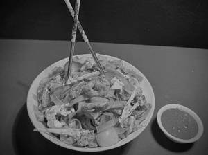 Chicken Malaysian Flat Noodles