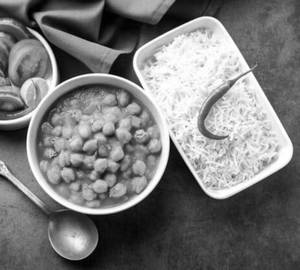 Chhole chawal