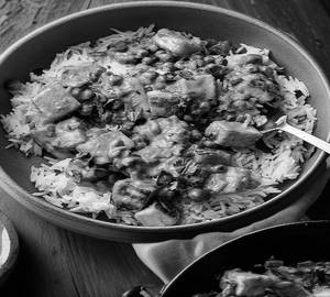 Matar Paneer Chawal