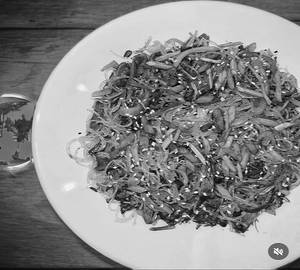 Chicken japchae korean glass noodles