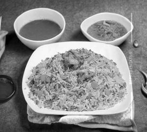 Schezwan chicken fried rice