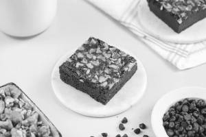 Whole Wheat Walnut Brownie