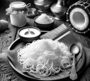 Idiappam (3Pcs) with Coconut Milk