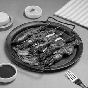 Bbq Tiger Prawn With Veggies