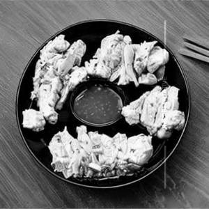 Steamed Chicken Black Pepper
