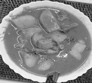 Pork With Ou Tenga( Curry)