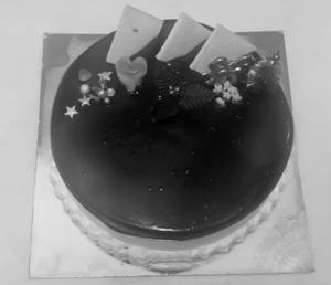 Blueberry Cake With Christmas Decoration ( 500 gm)