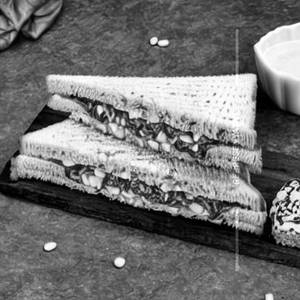 Spinach Corn Sandwich