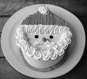Santa Face Cake