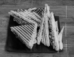 Chettinad chicken sandwich