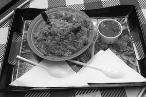 Triple Schezwan Fried Rice