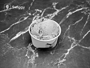 Black Current Ice Cream Scoop