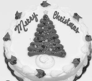 Premium Merry Christmas Butterscotch Cake (500 g)