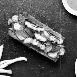 Grilled Fruitarian Sandwich