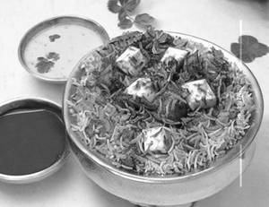 Paneer Biryani