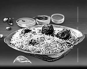 Veg dum biryani