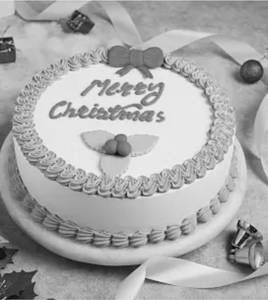 Premium Christmas Straberry Cake (500)