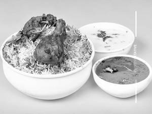 Farm chicken biryani