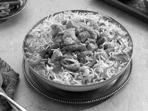 Veg Biryani With Boondi Raita