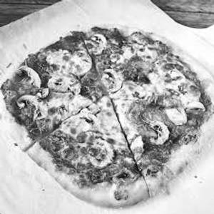 9" Tomato Mushroom Cheese Pizza