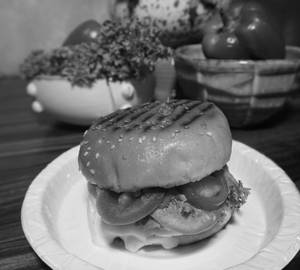 Loaded Cheese Veggie Burger