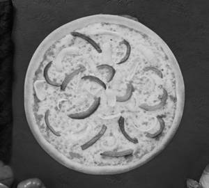 Onion and capsicum pizza ( 8 inches size)