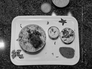 Boneless Mutton Fry Biriyani 